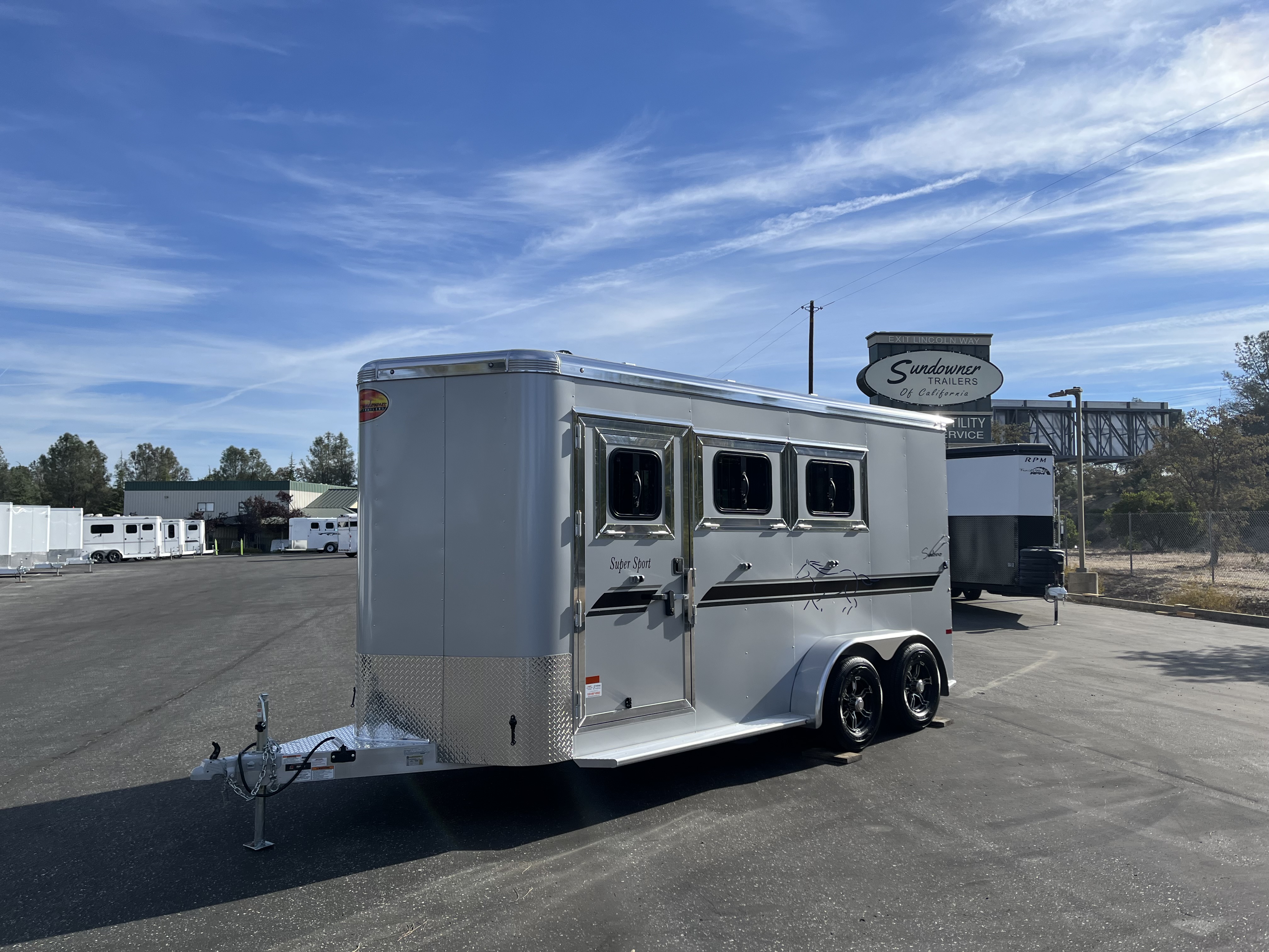 2027 Sundowner BP 3H Super Sport WB Horse Trailer