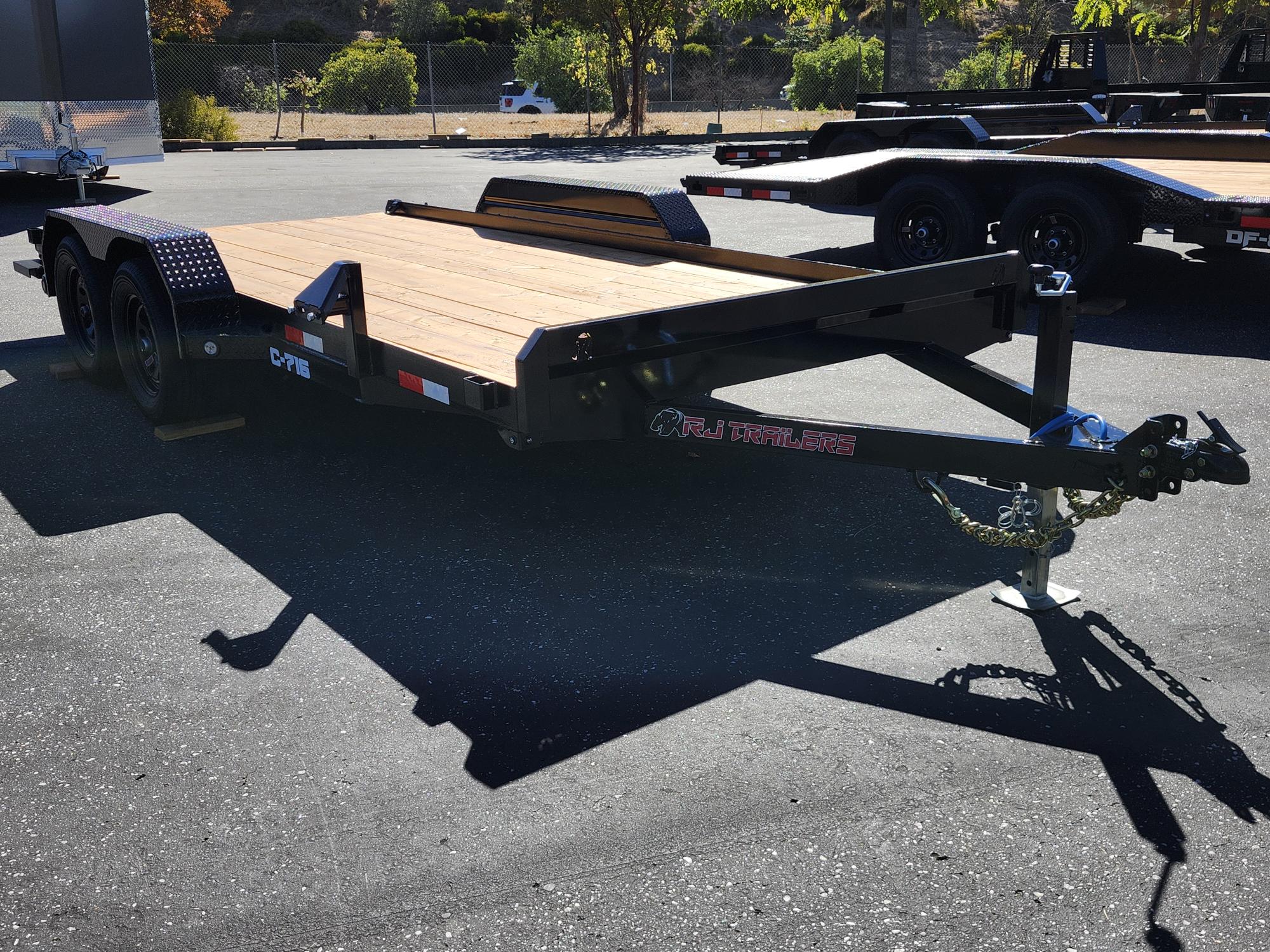 2027 R & J BP 7 X 16 CAR HAULER Car Trailer