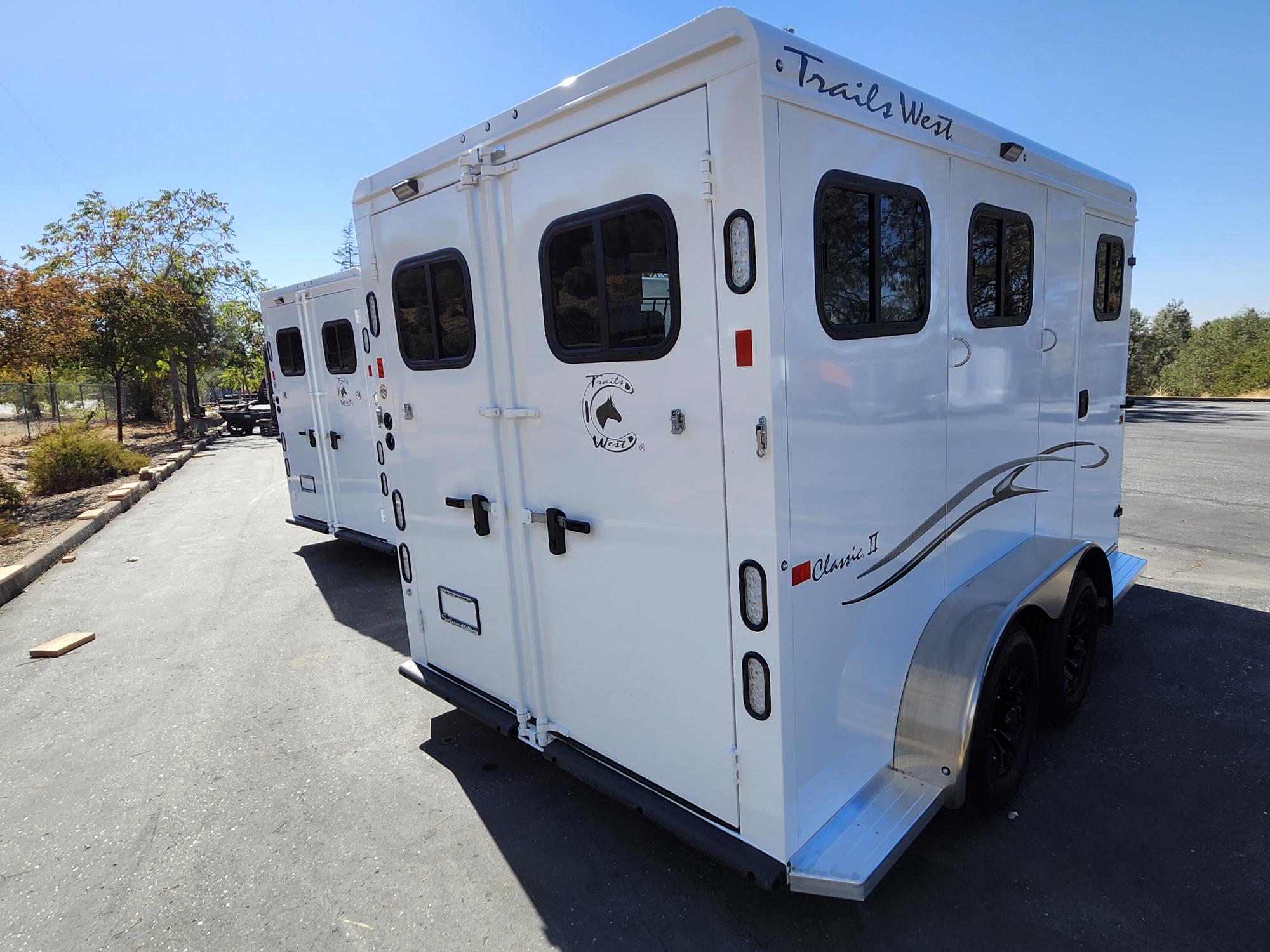 2027 Trails West BP 2H CLASSIC II Horse Trailer