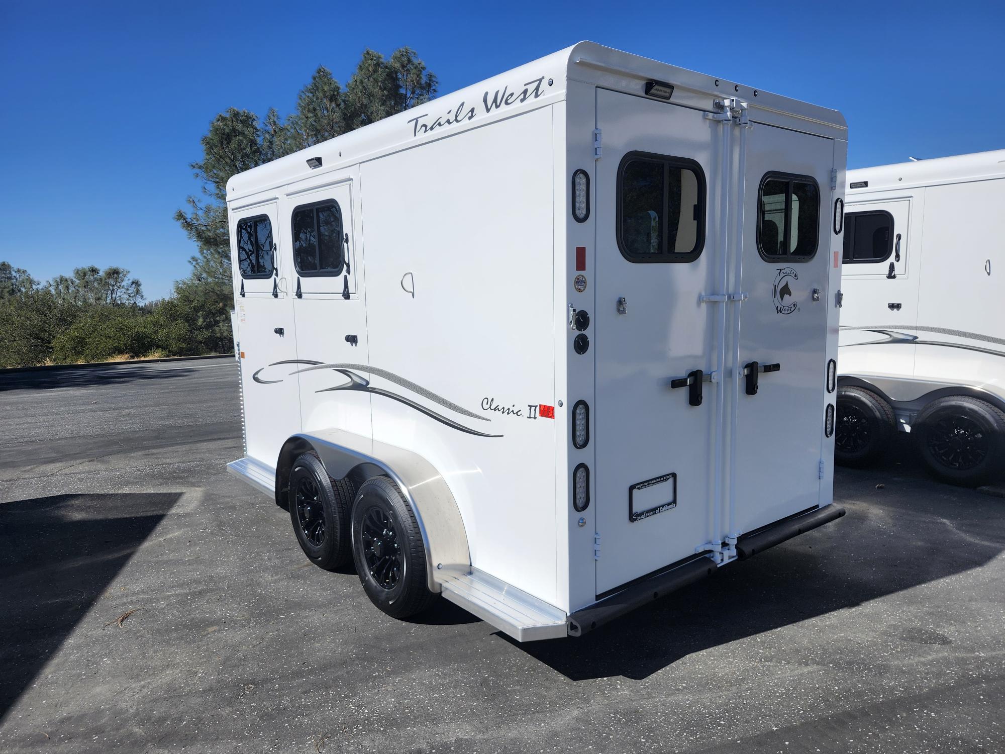 2027 Trails West BP 2H CLASSIC II Horse Trailer