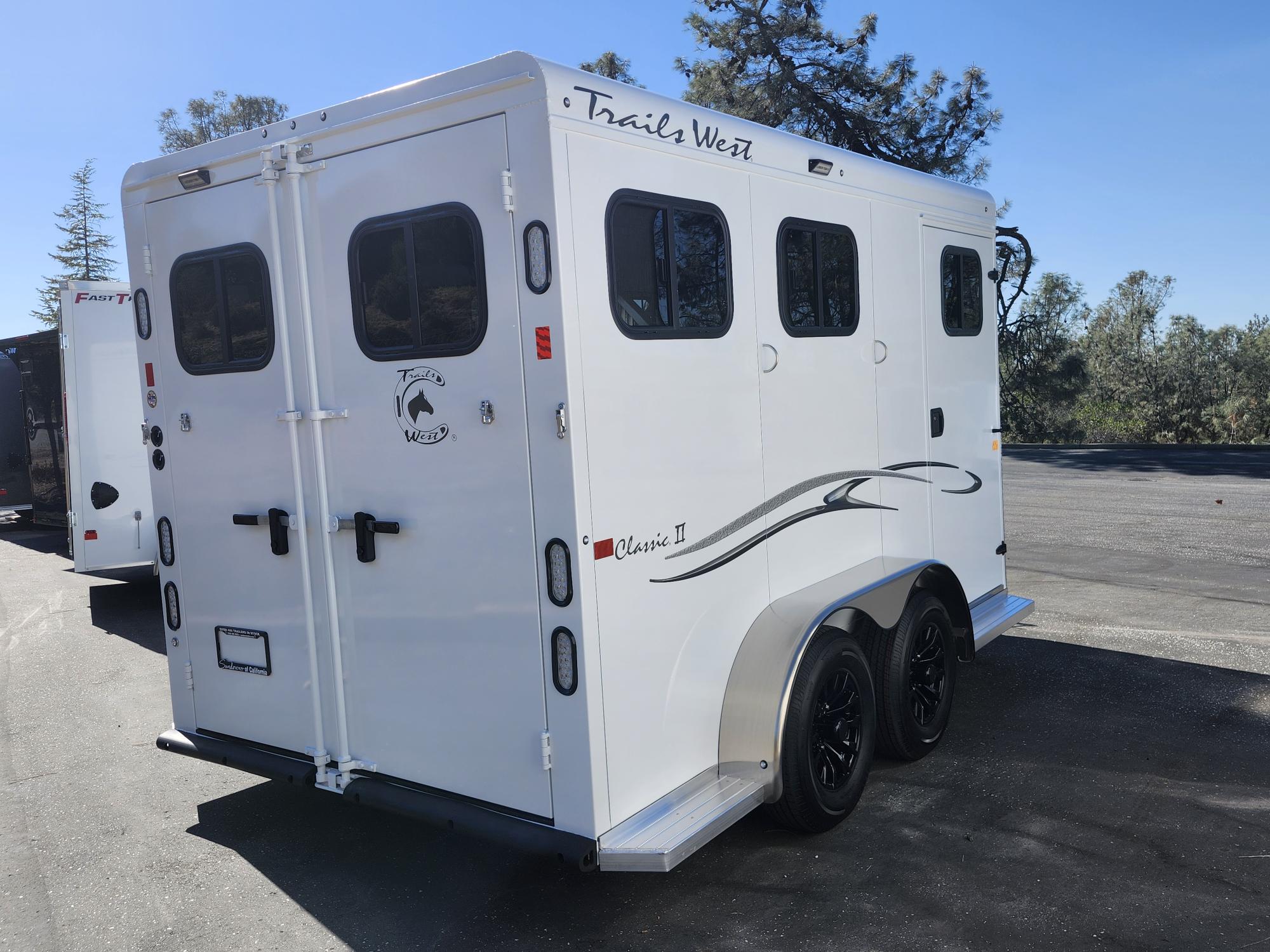 2027 Trails West BP 2H CLASSIC II Horse Trailer