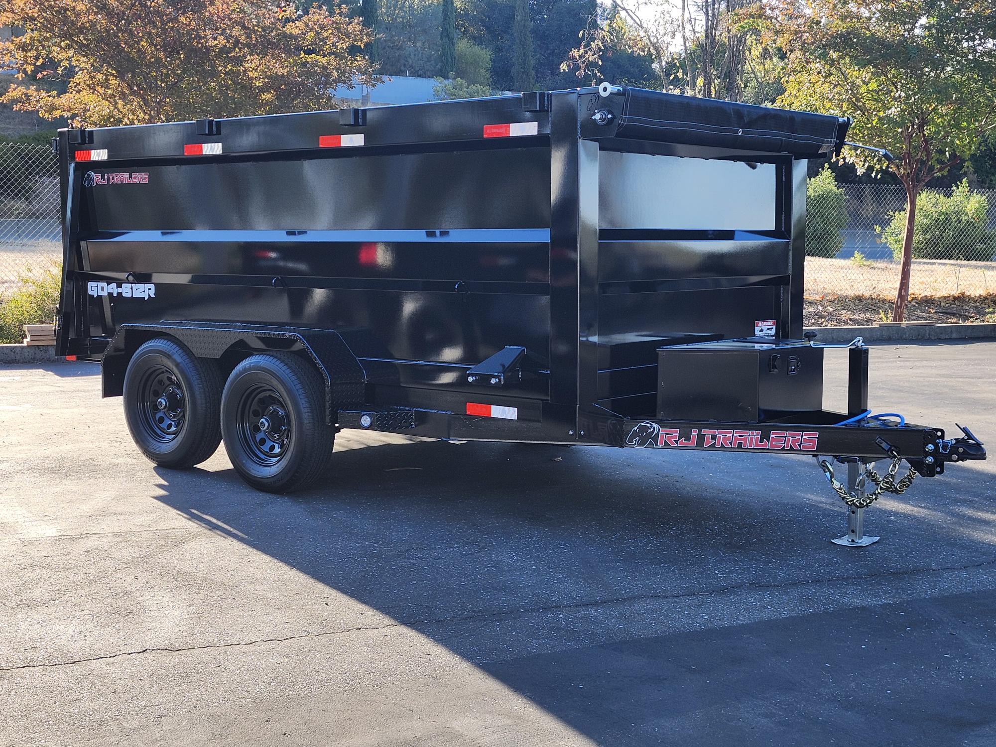 2027 R & J BP 6 X 12 DUMP 10K 4' SIDES Dump