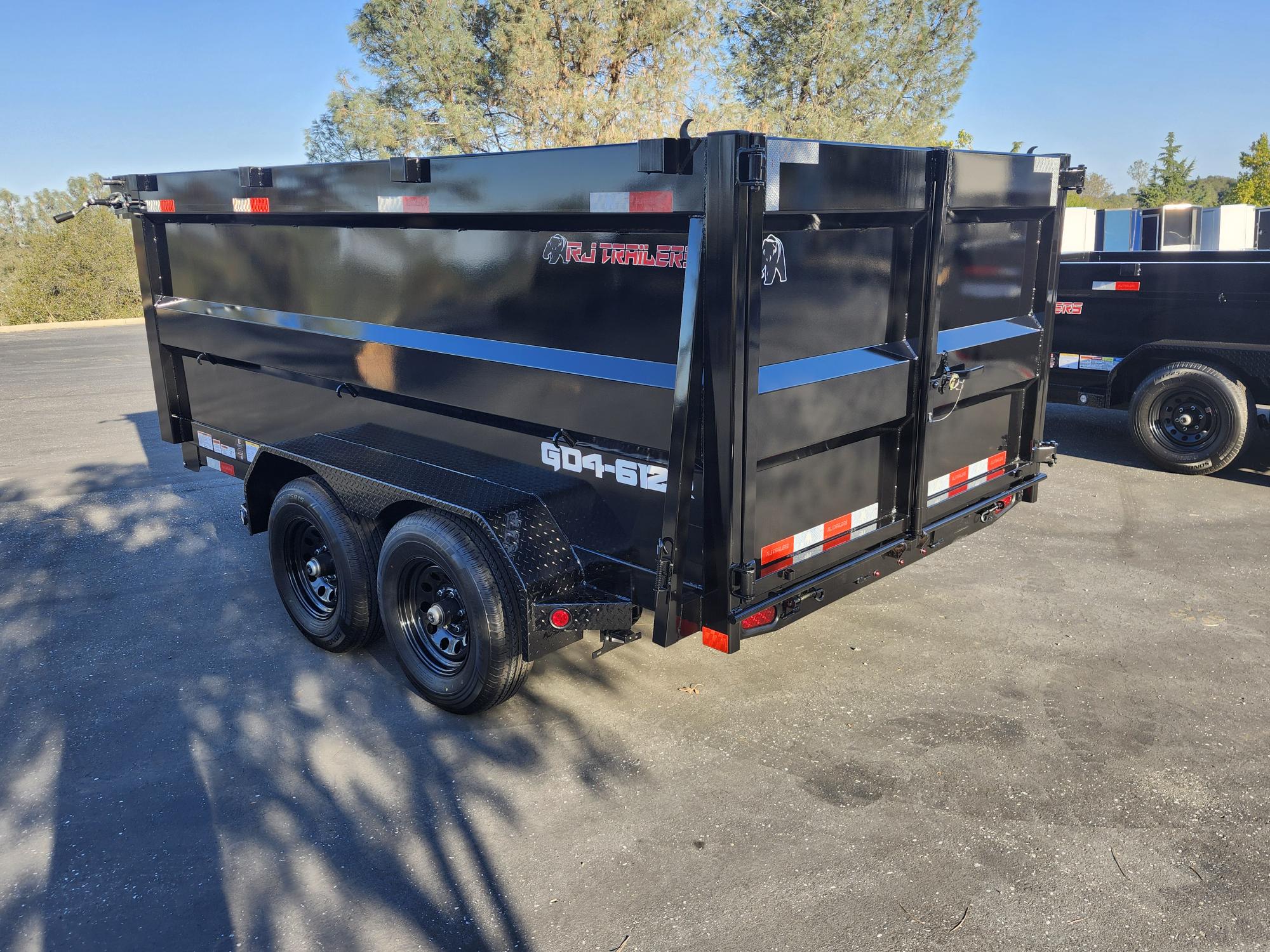 2027 R & J BP 6 X 12 DUMP 10K 4' SIDES Dump