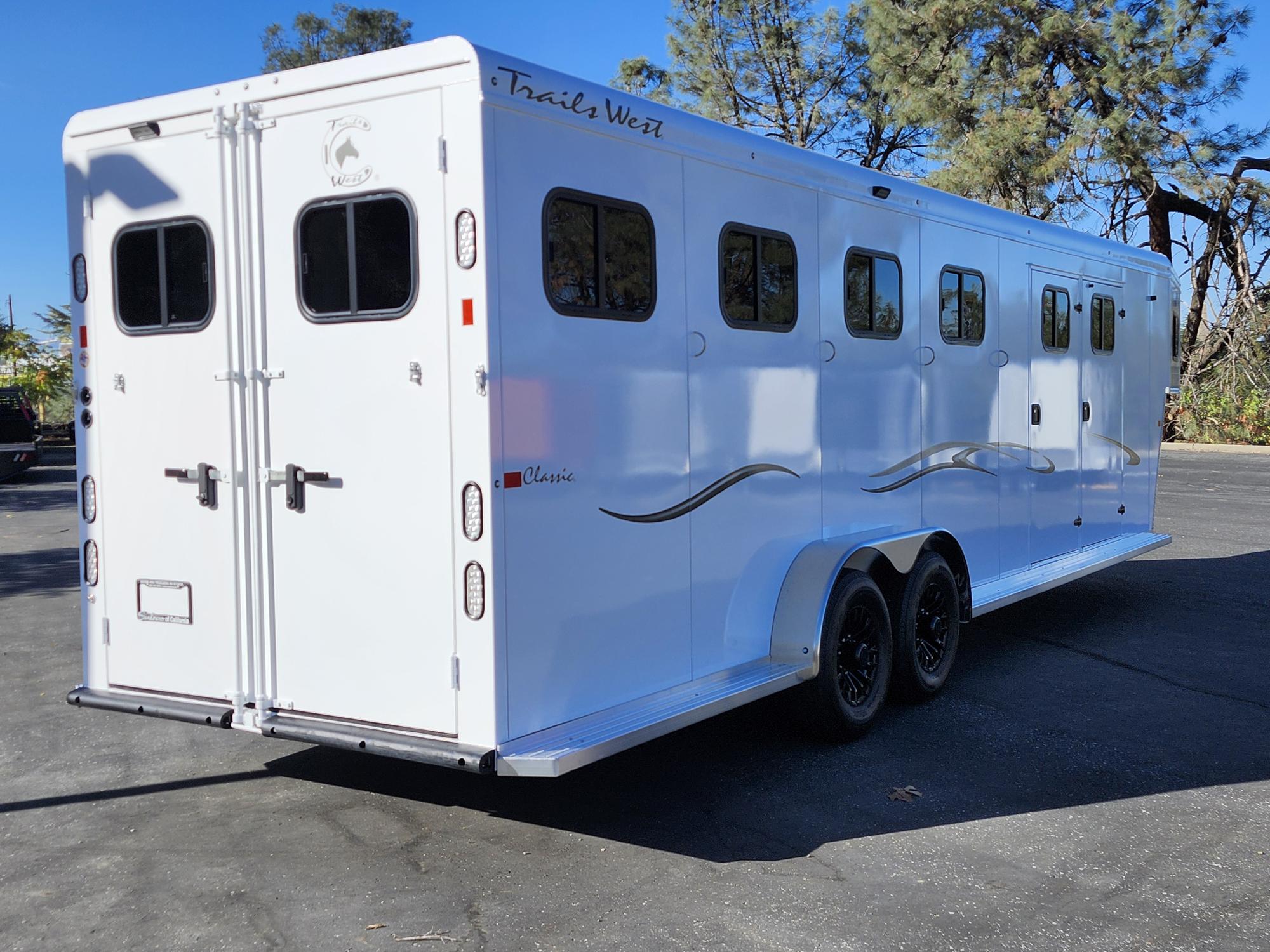 2027 Trails West GN 4H Classic Side Tack Horse Trailer