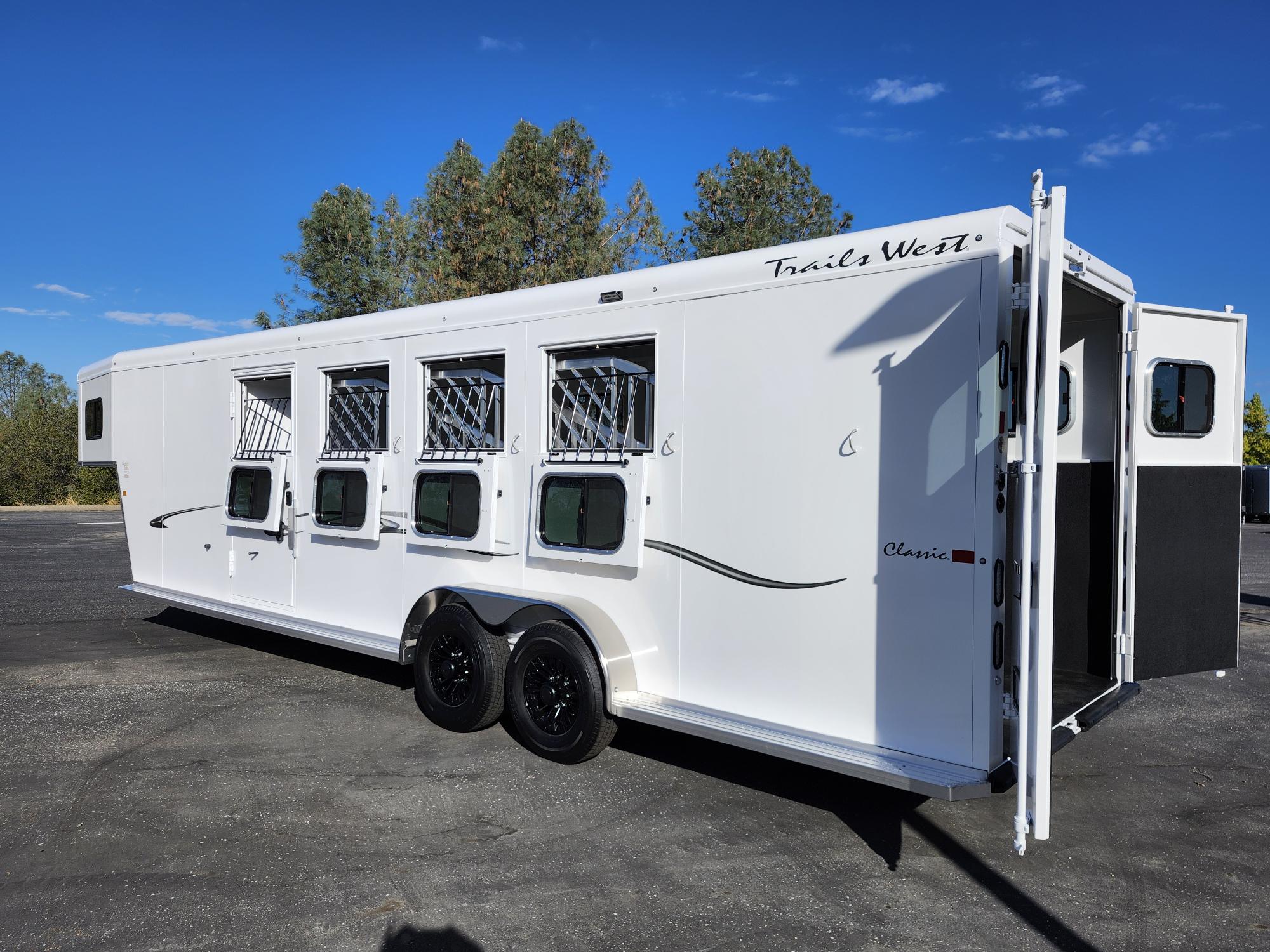 2027 Trails West GN 4H Classic Side Tack Horse Trailer