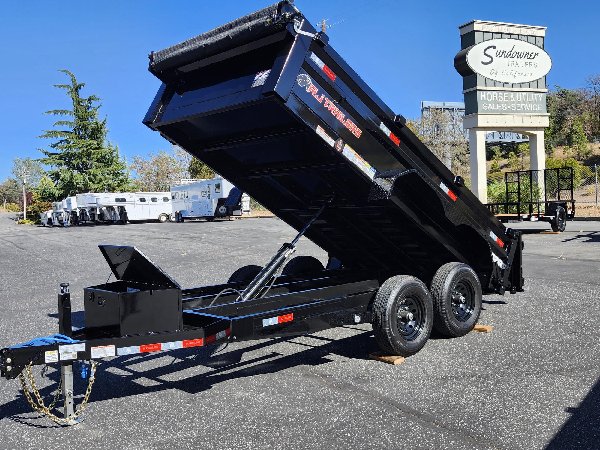 2027 R & J BP 6 X 12 DUMP w/ 2' SIDES Dump