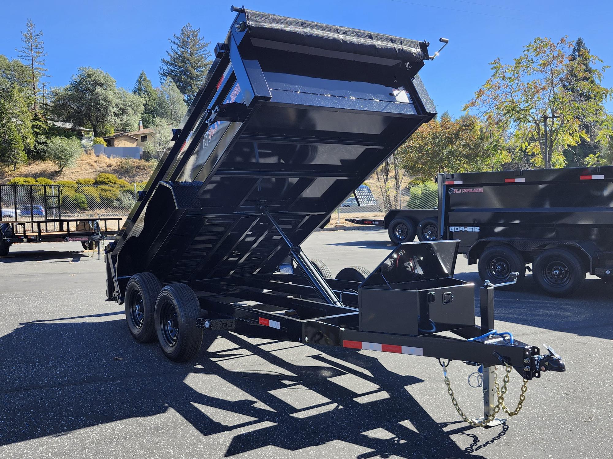 2027 R & J BP 6 X 12 DUMP w/ 2' SIDES Dump