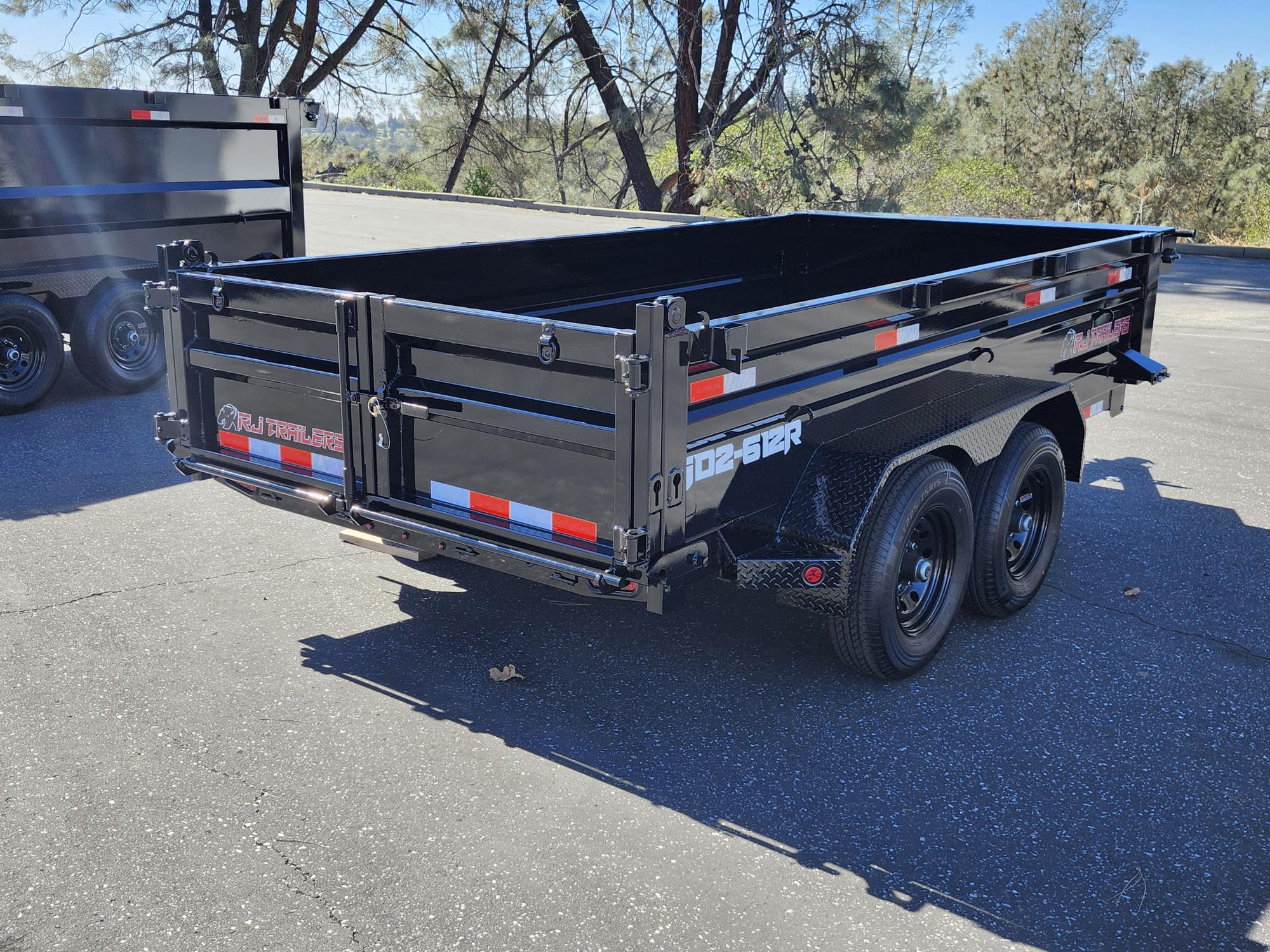 2027 R & J BP 6 X 12 DUMP w/ 2' SIDES Dump