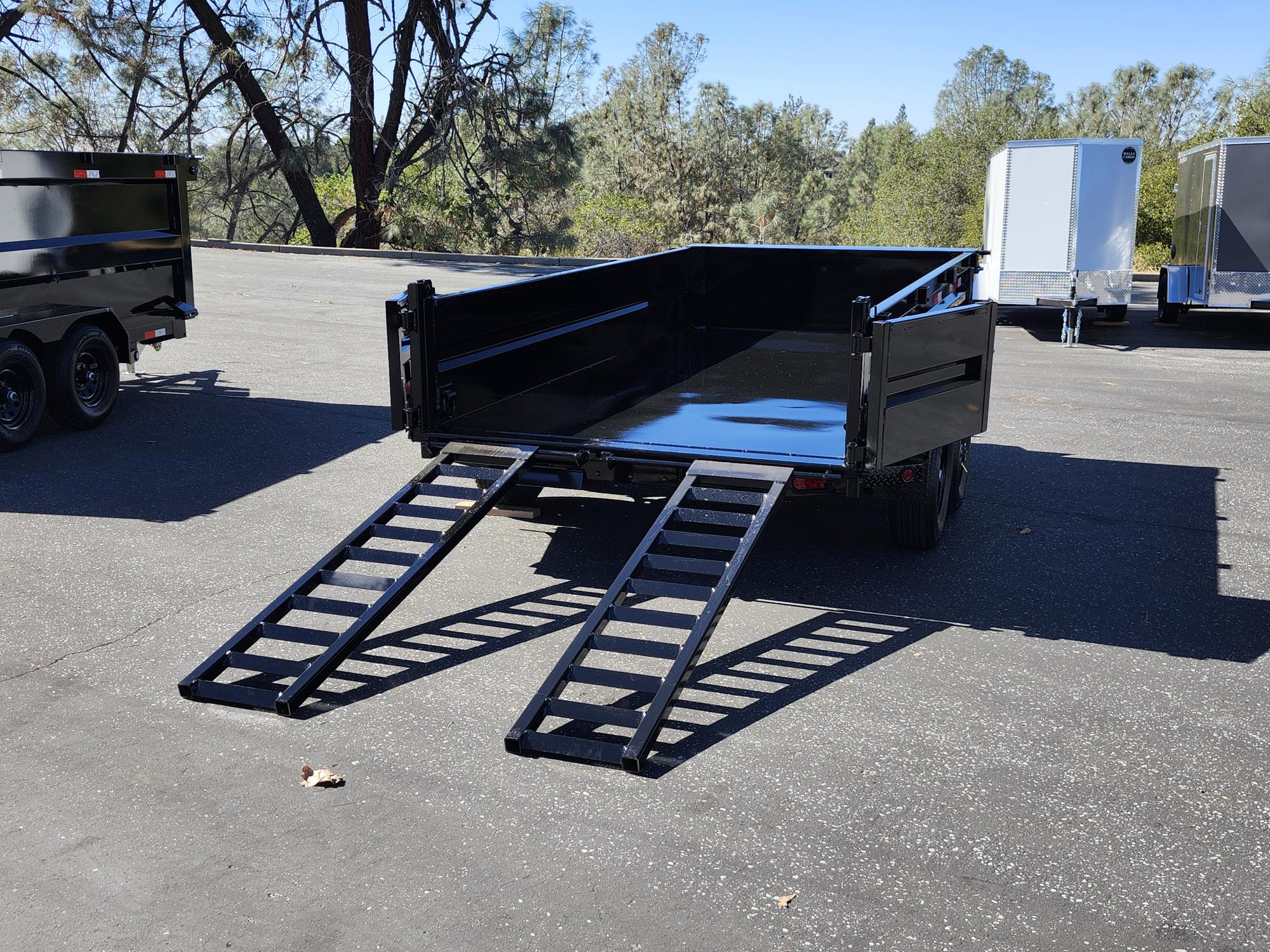 2027 R & J BP 6 X 12 DUMP w/ 2' SIDES Dump