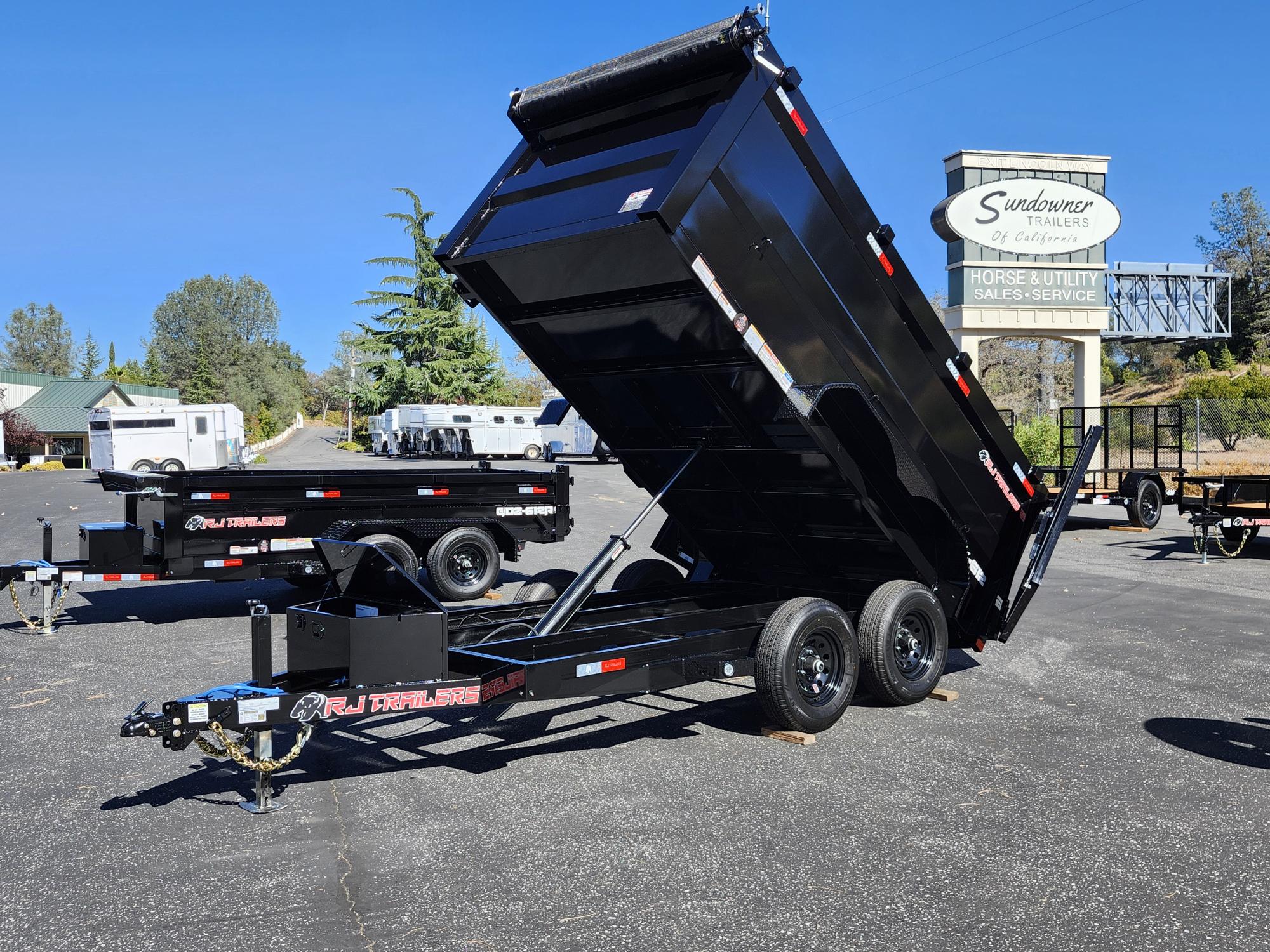 2027 R & J BP 6 X 12 DUMP 10K 4' SIDES Dump