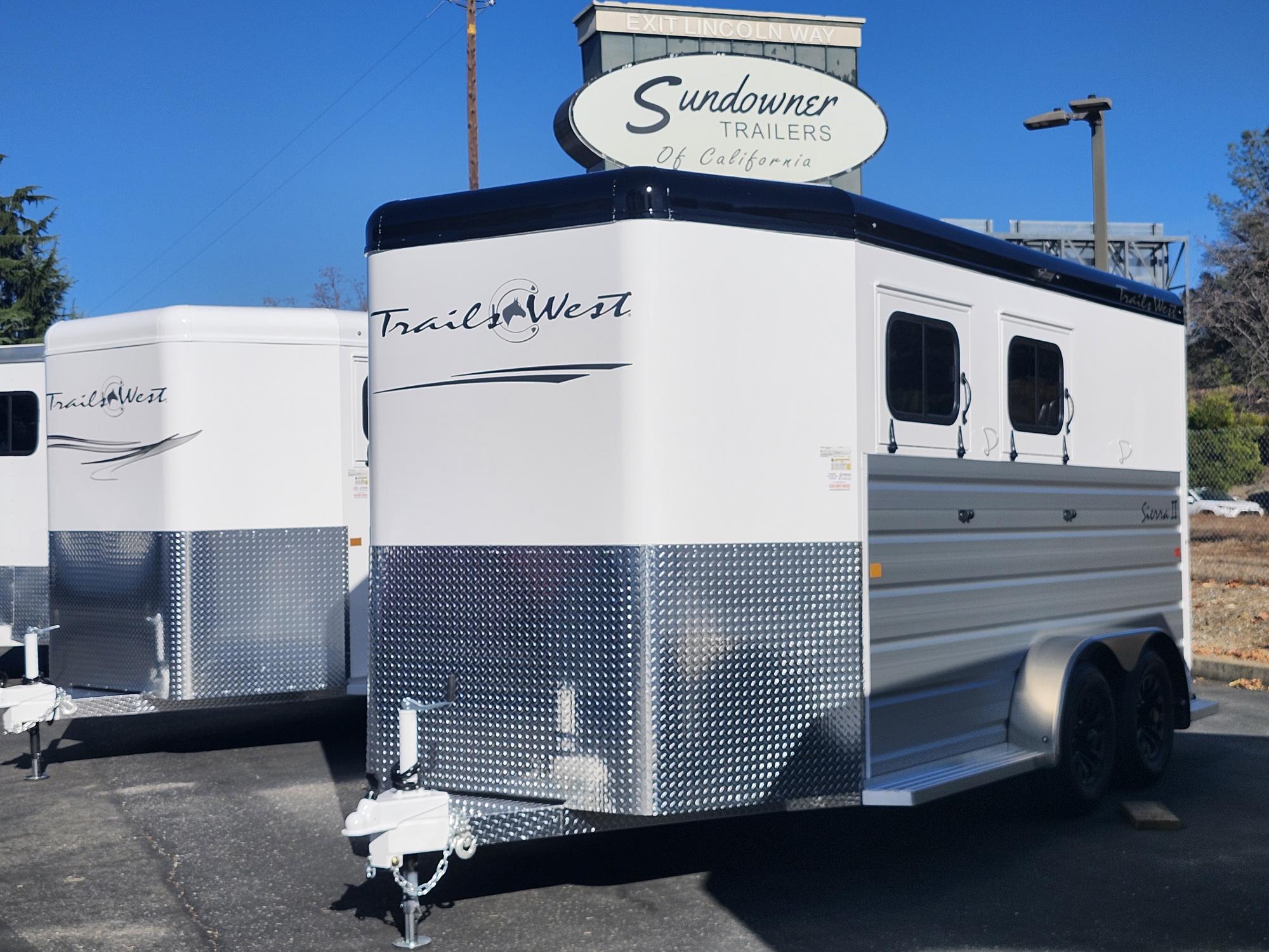 2027 Trails West BP 2H SIERRA WB Horse Trailer