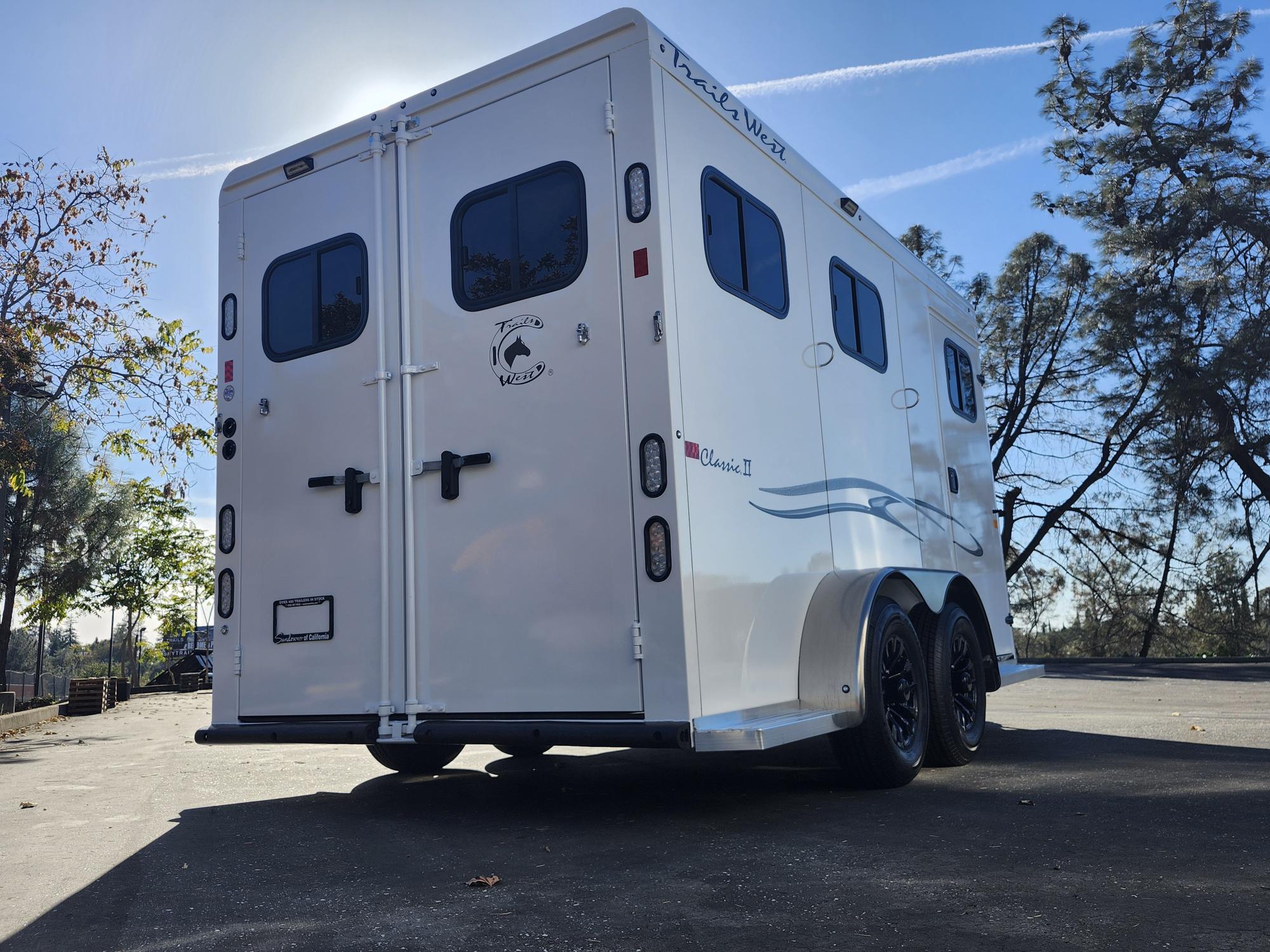 2027 Trails West BP 2H CLASSIC II WB Horse Trailer