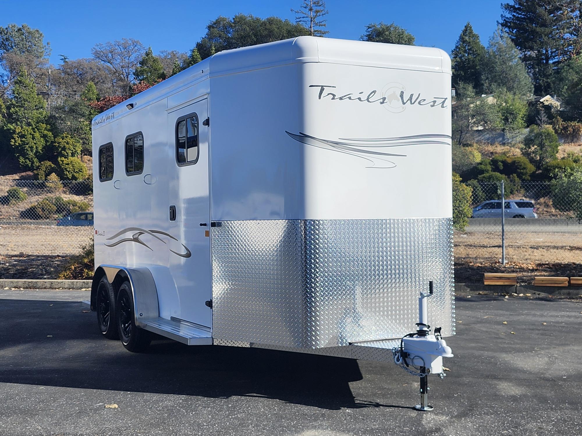 2027 Trails West BP 2H CLASSIC II WB Horse Trailer