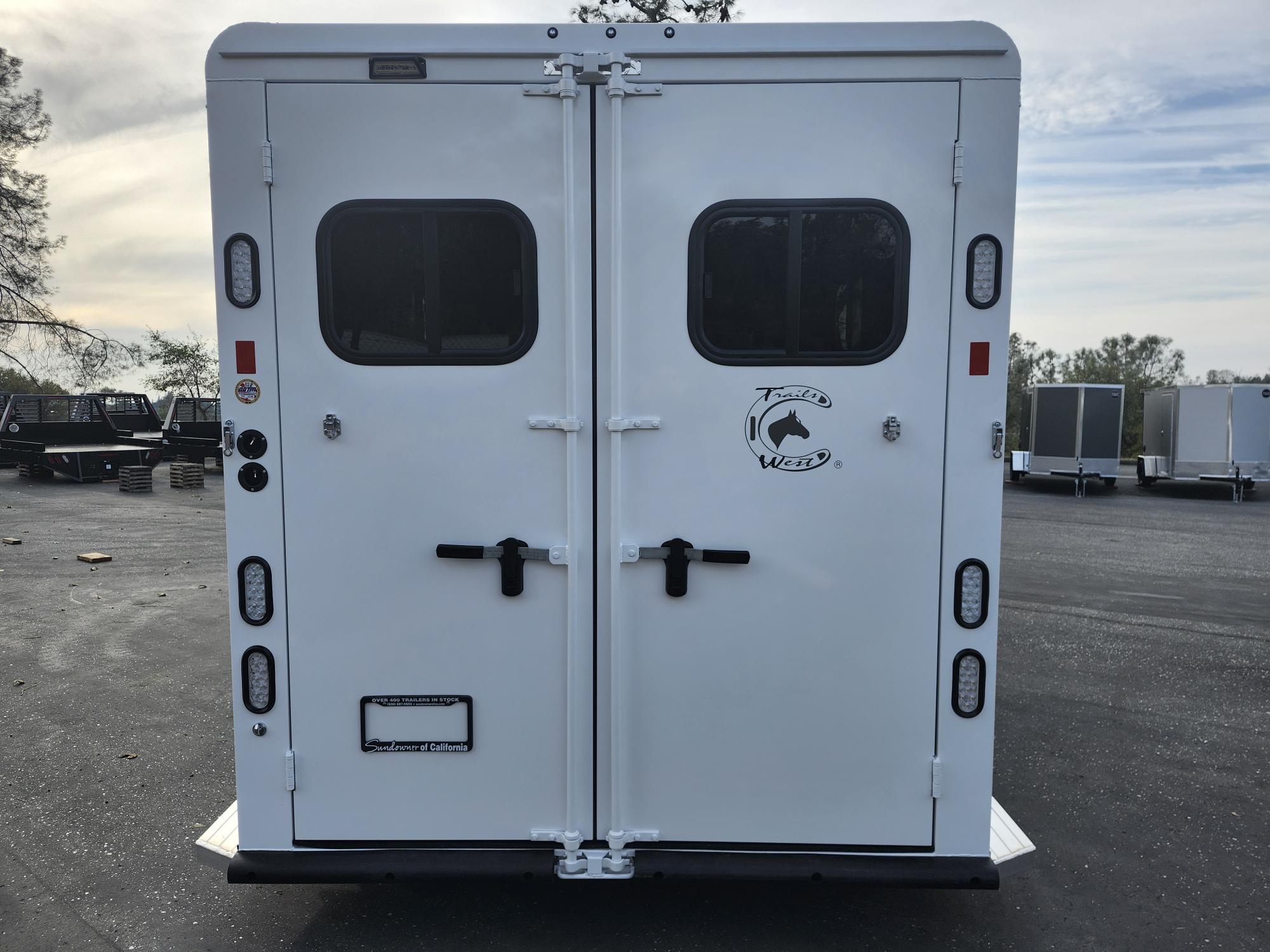 2027 Trails West BP 2H CLASSIC II WB Horse Trailer
