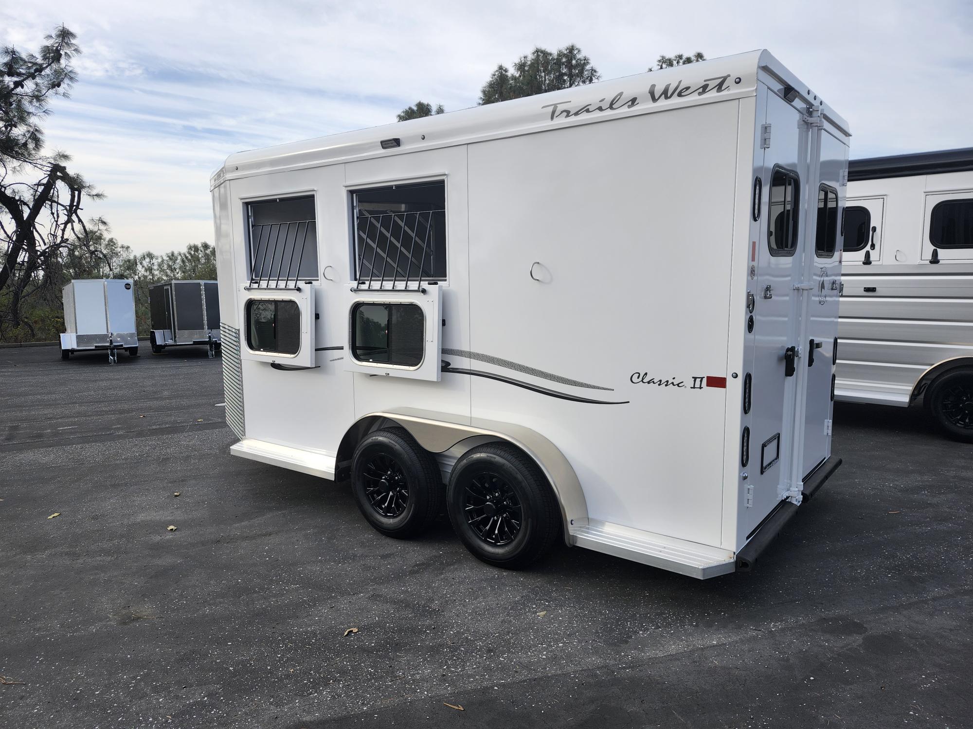 2027 Trails West BP 2H CLASSIC II WB Horse Trailer