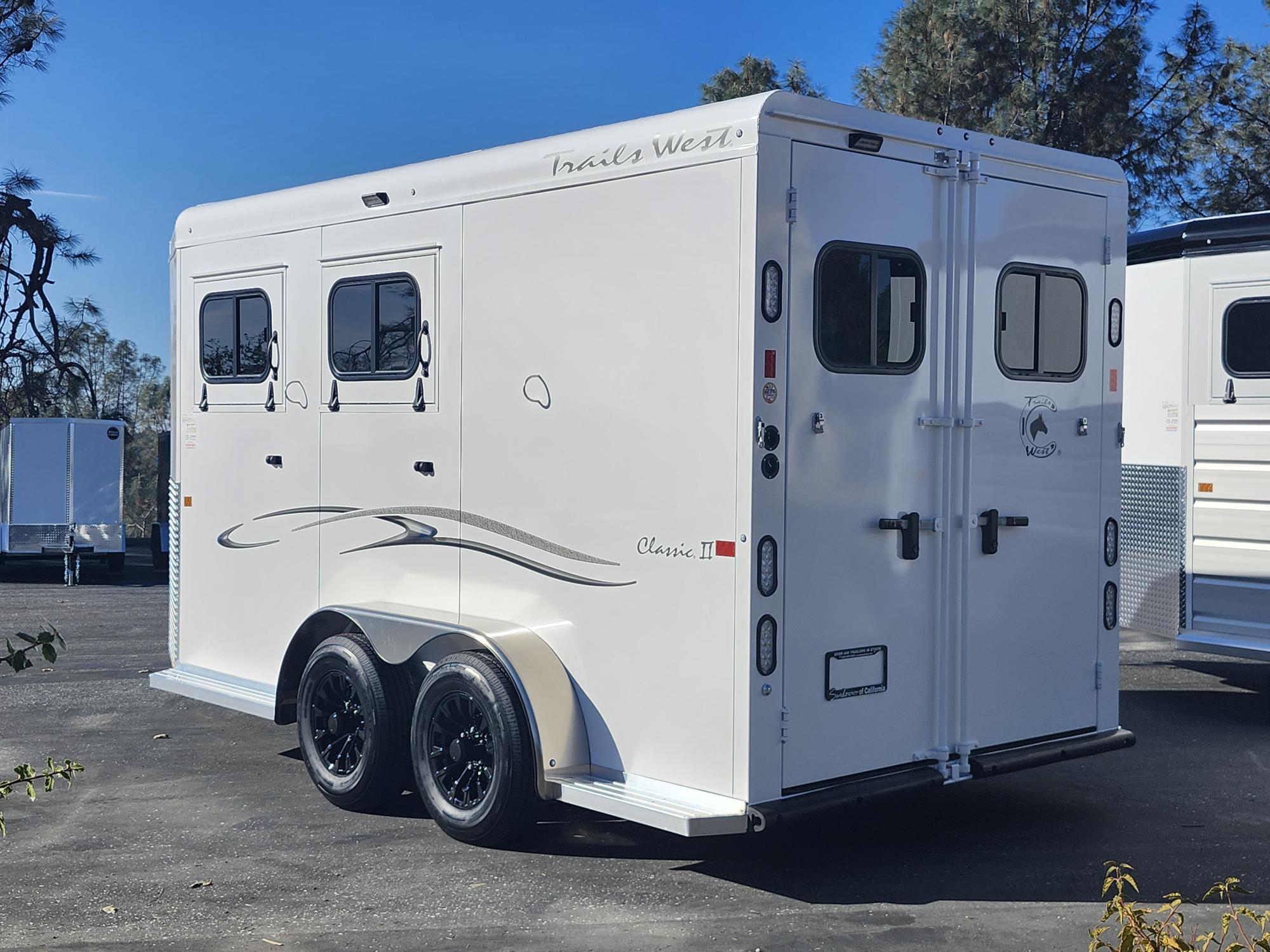 2027 Trails West BP 2H CLASSIC II WB Horse Trailer
